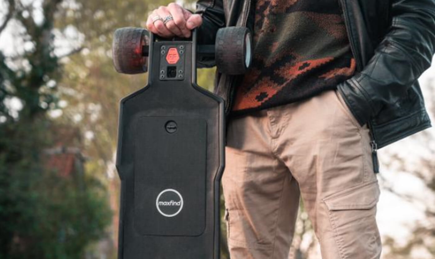 electric skateboard carrying handle