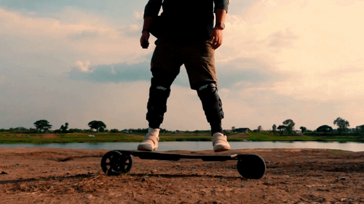 maxfind ff at off road electric skateboard