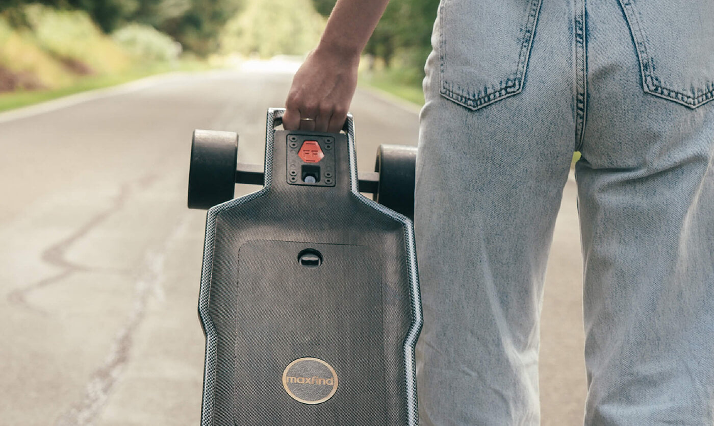 electric skateboard handle