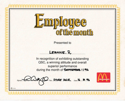 leanne ratcliffe freelee certificate MAC