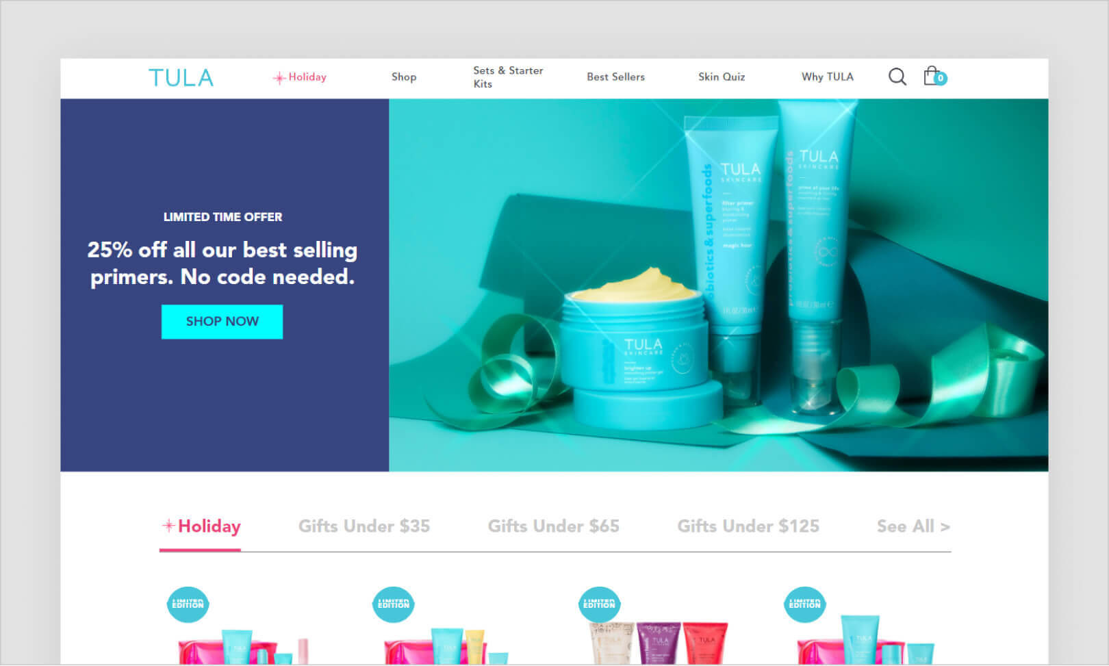 Beauty & Cosmetics Shopify store examples 2022
