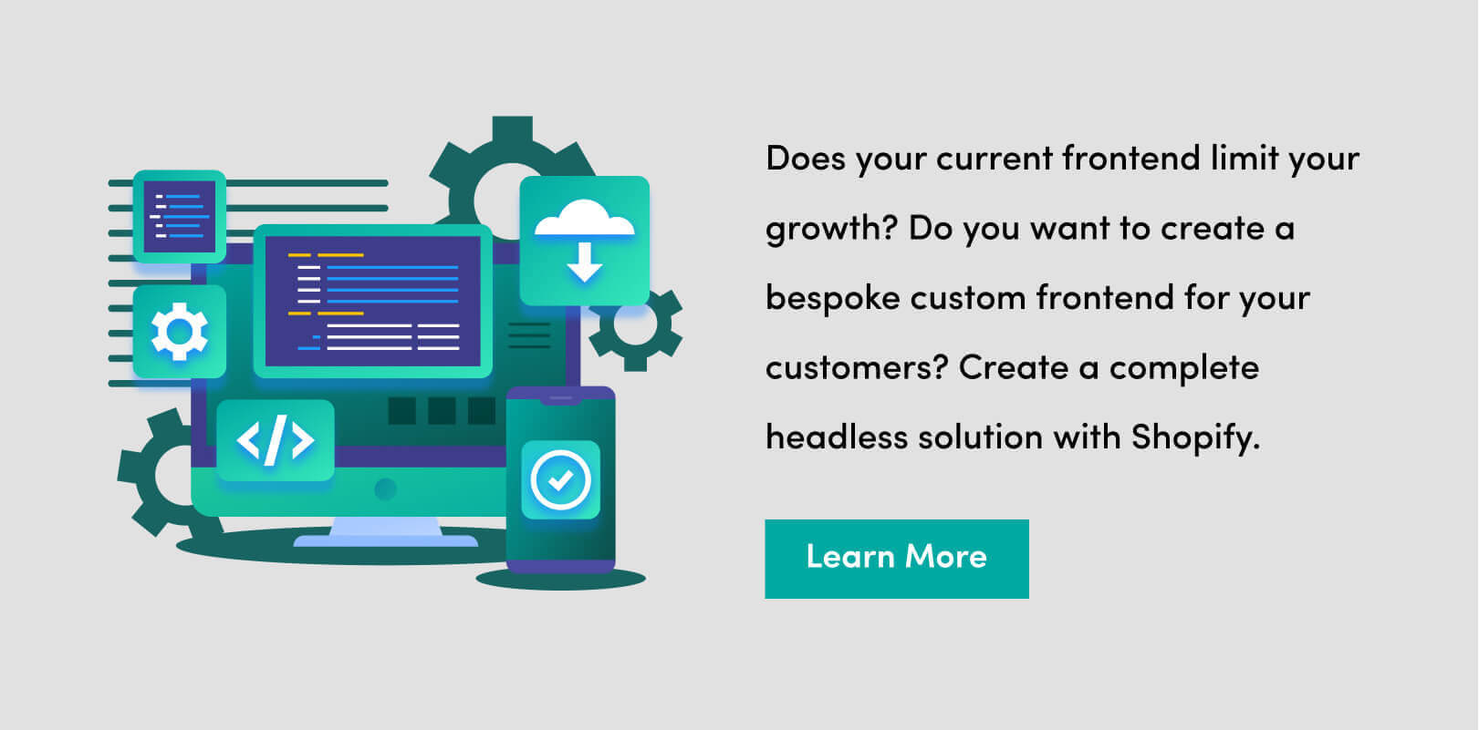 Create a complete headless solution with Shopify.