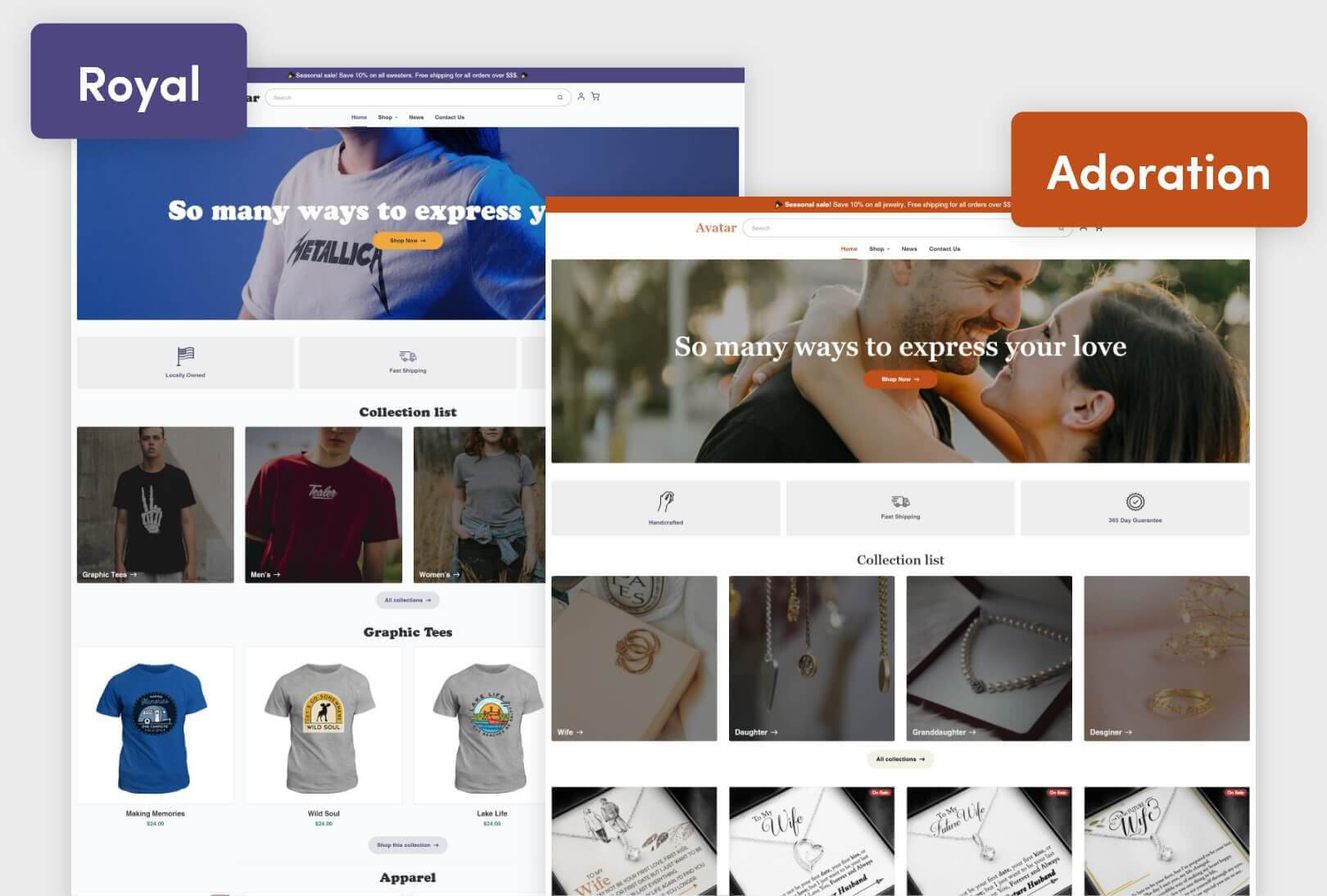 Avatar Shopify 2.0 theme