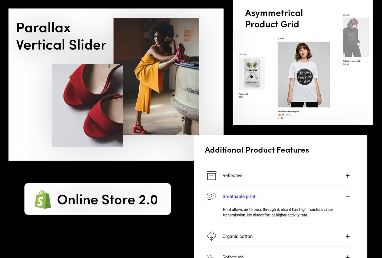The core features of the Shopify Theme