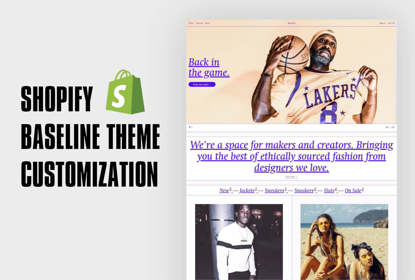Shopify 2.0 theme customisations