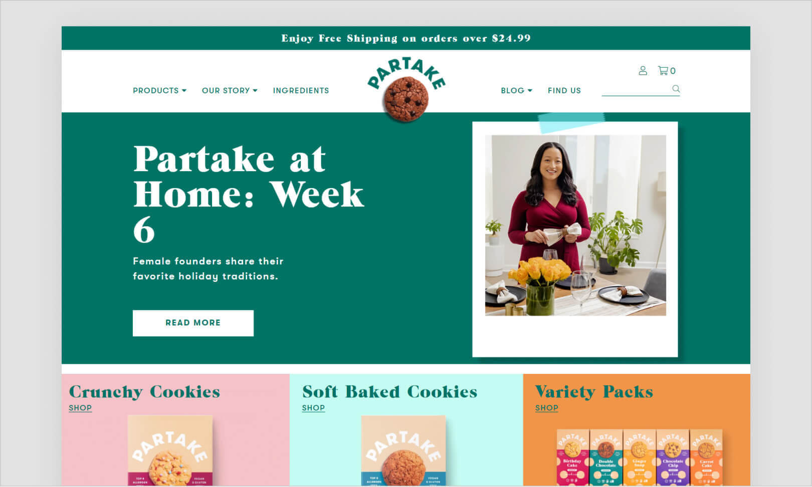 Food and drink Shopify store examples