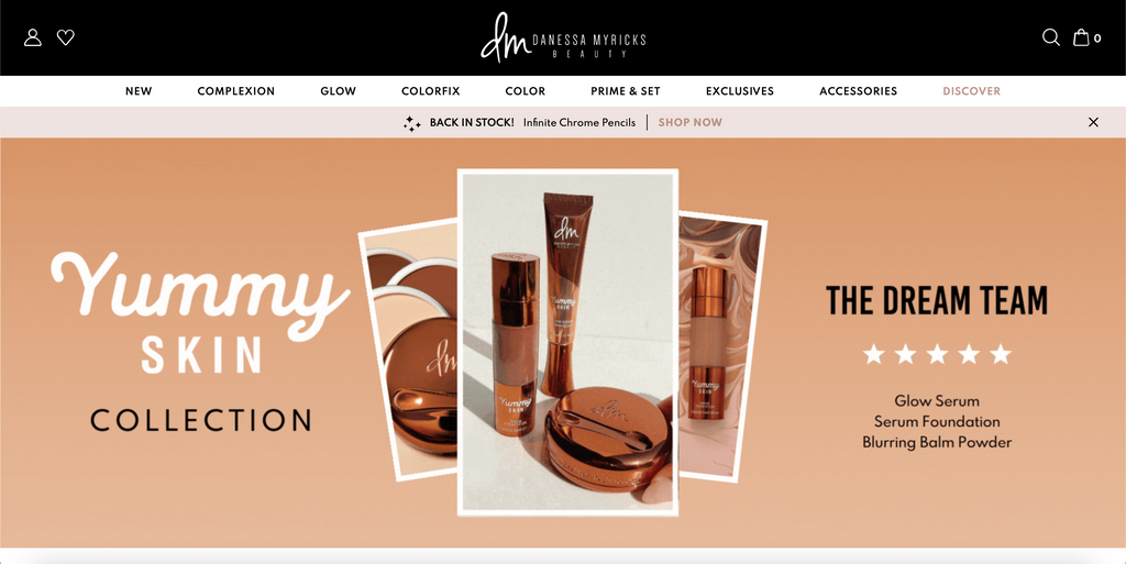 Danessa Myricks Beauty Homepage