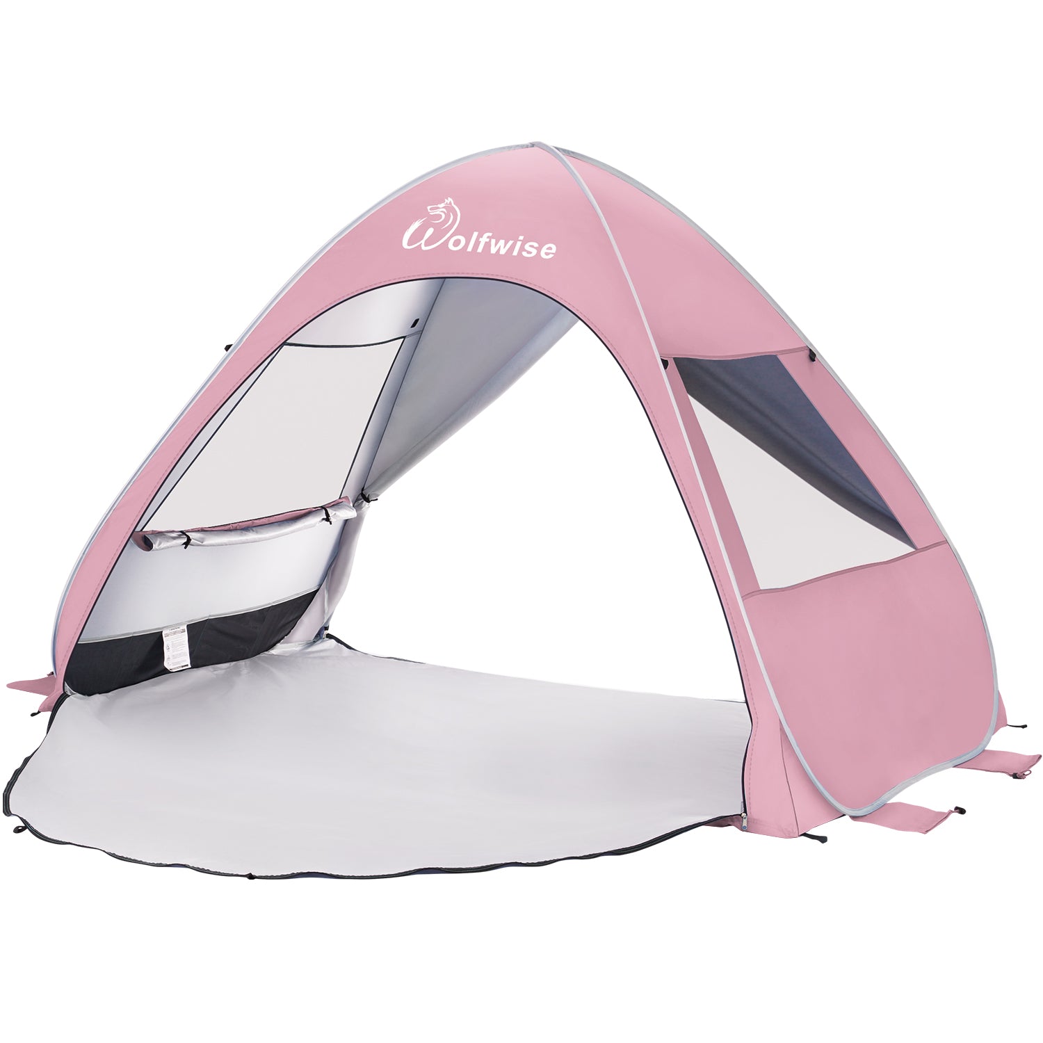 WolfWise AquaBreeze A20 Instant Pop-up Beach Tent Pink