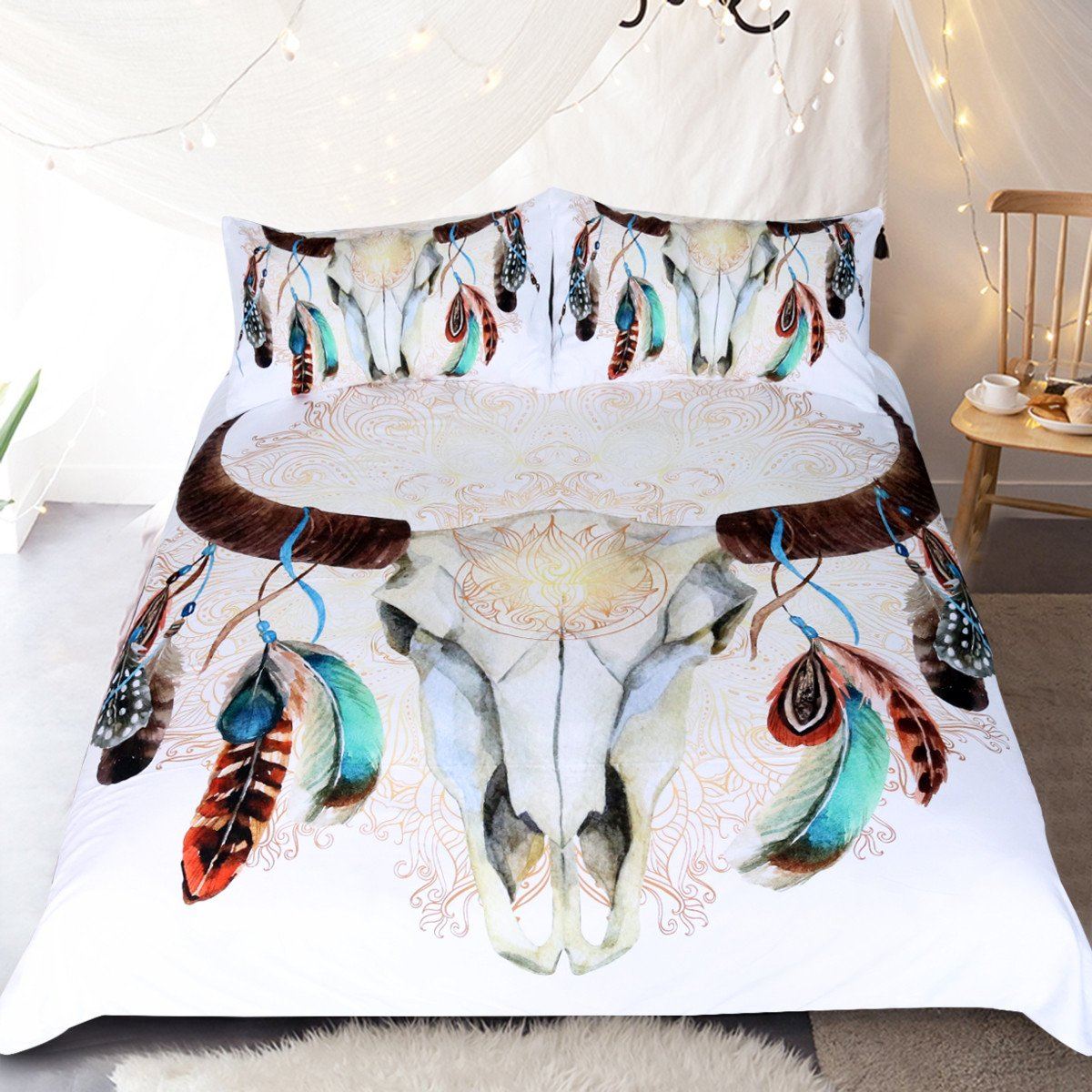 feather comforter set