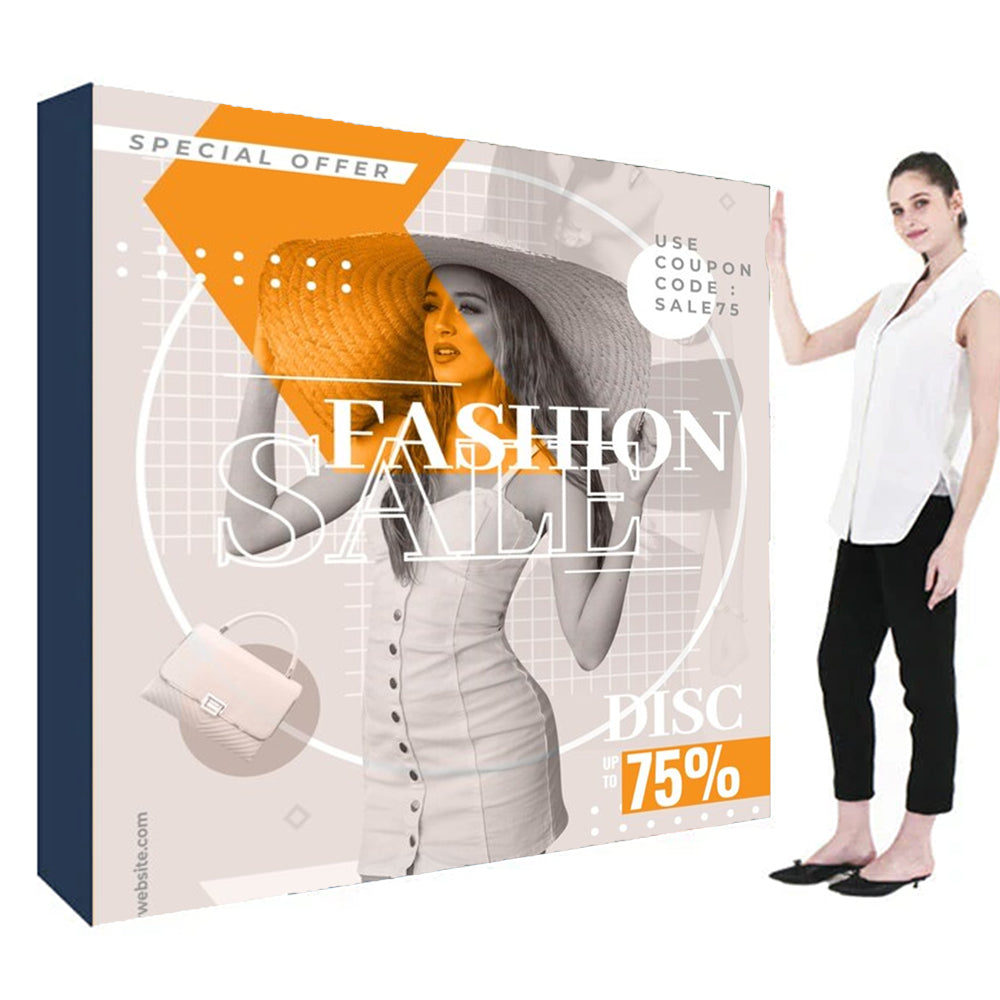 10' Fabric Pop Up Display (Straight)