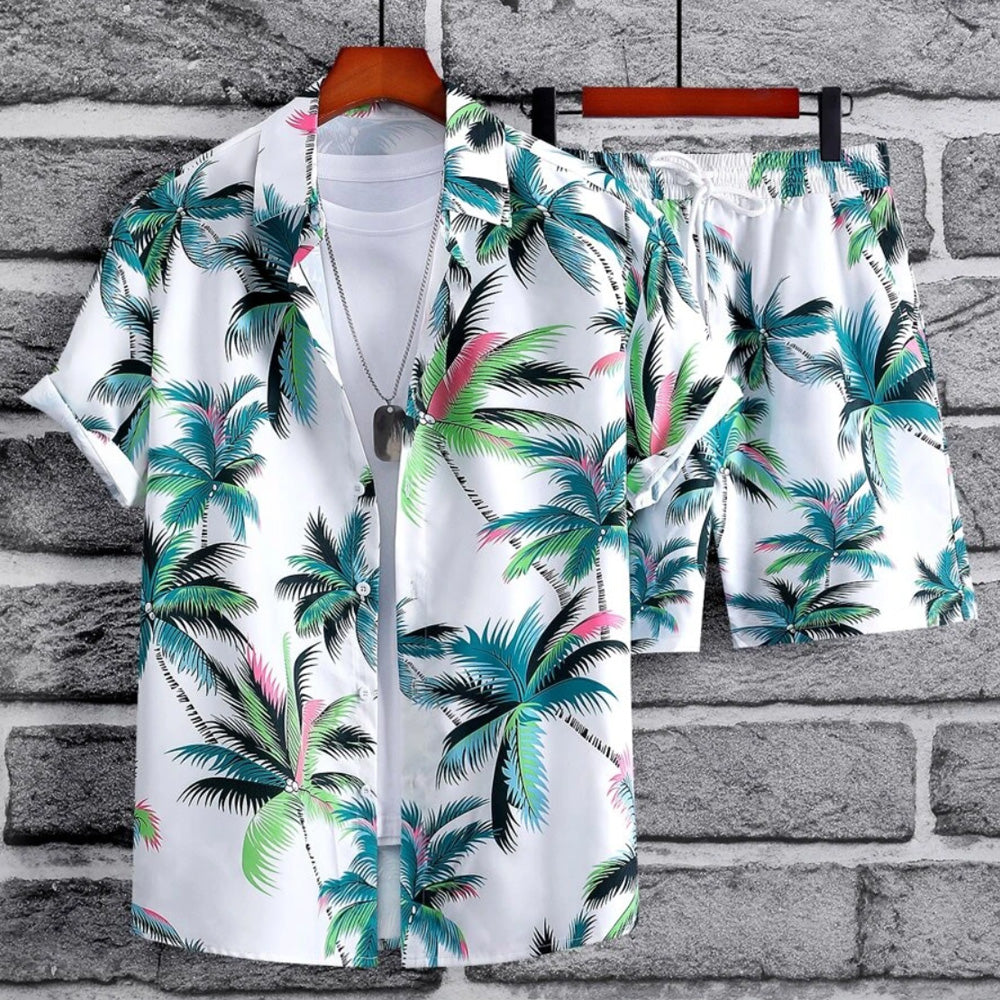 Tropical Print Shirt & Shorts (Full Dye Sublimation) #500023 - Login