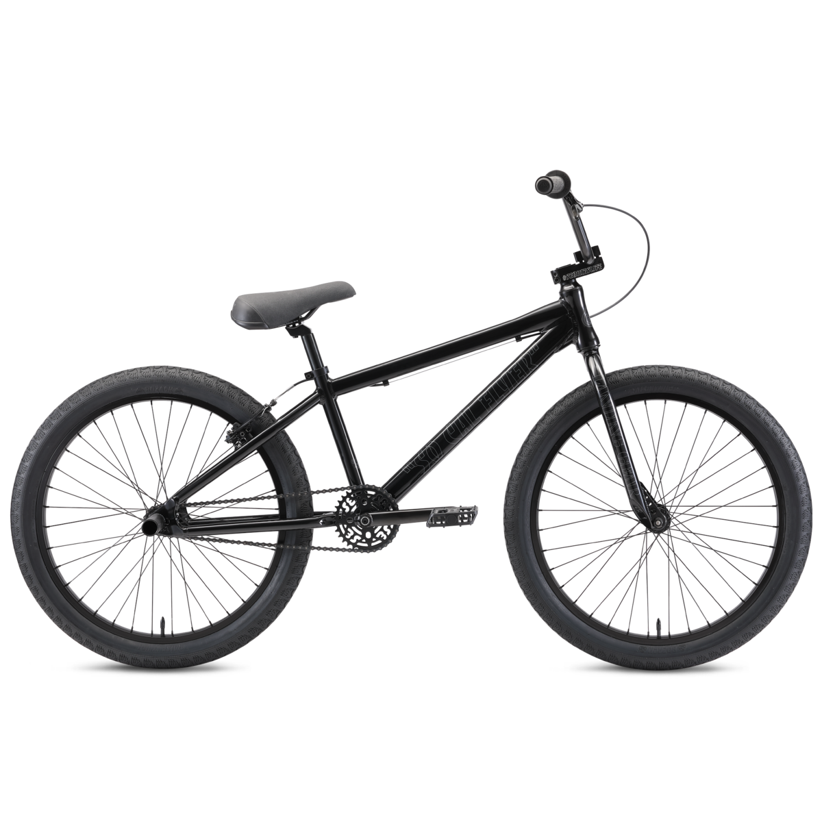 24 inch bmx bike black