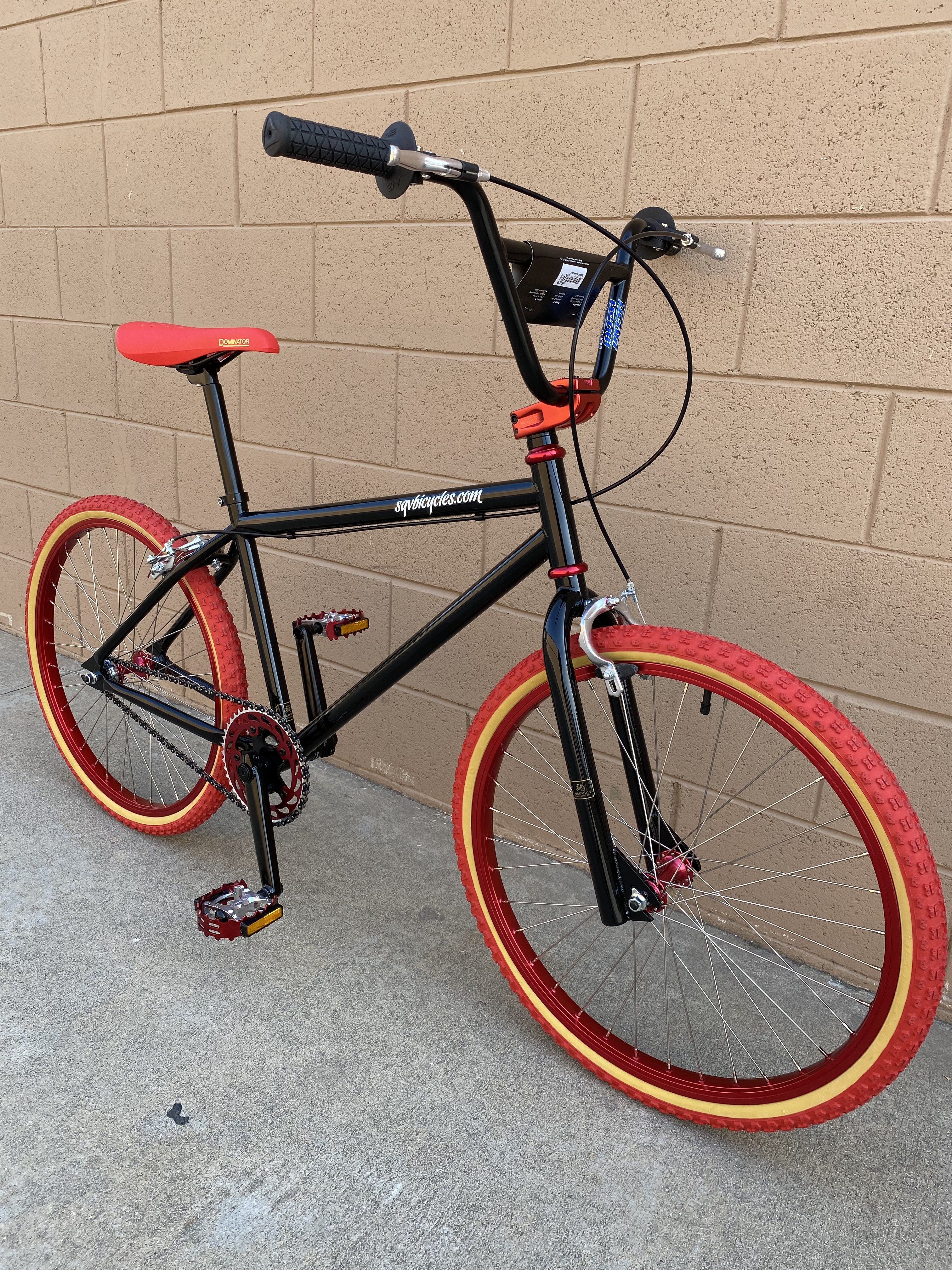 boog Zeeanemoon apotheek Sgvbicycles Pro OG Fire 24" BMX Cruiser in Black Red | Sgvbicycles – SGV  Bicycles