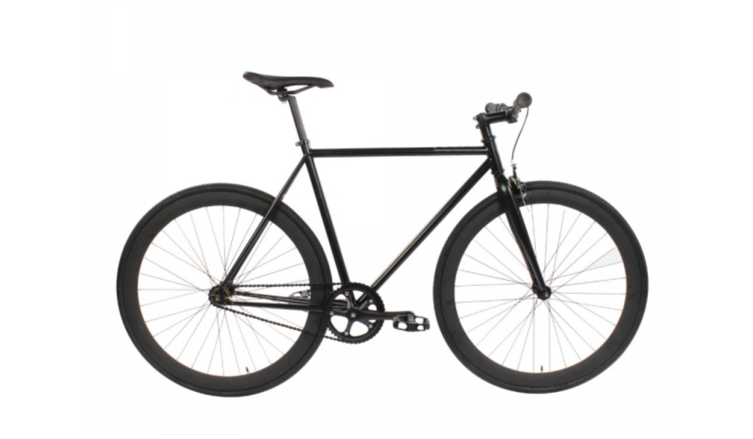 fixie bike matte black