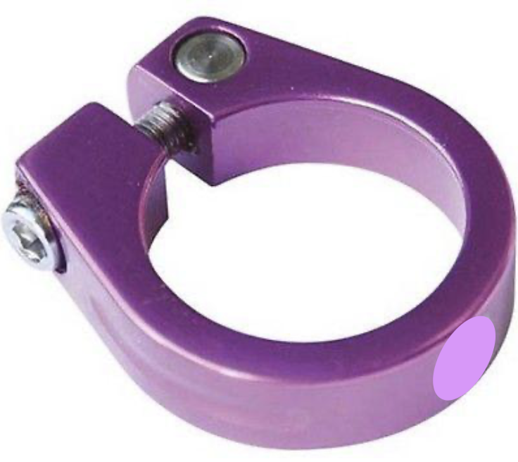 purple seat clamp