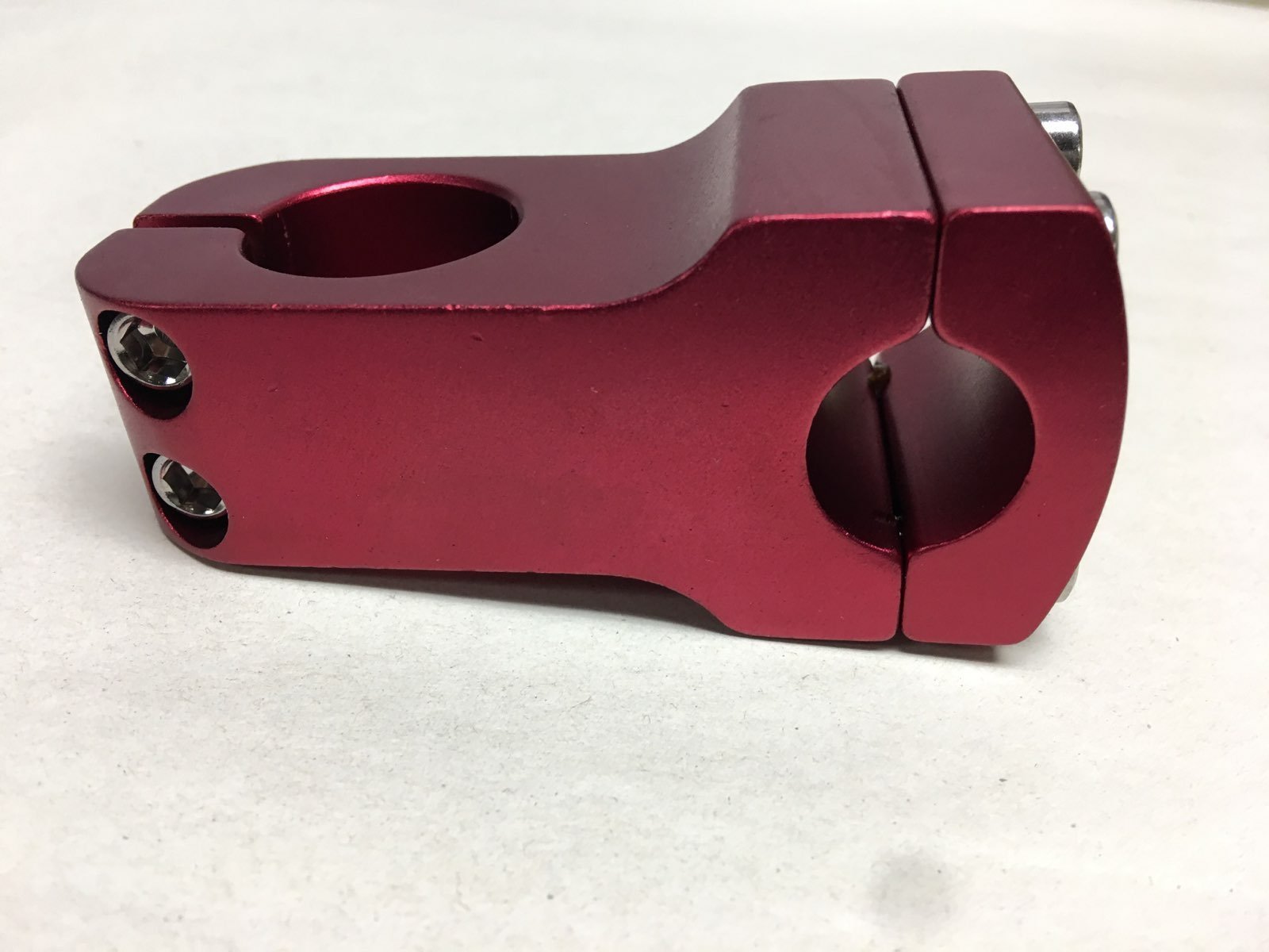 red bmx stem