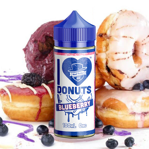 I Love Donuts Blueberry 100ml | Mad Hatter Juice | Vape World Australia | E-Liquid