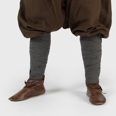 Viking Leg Wraps, Grey – Grimfrost