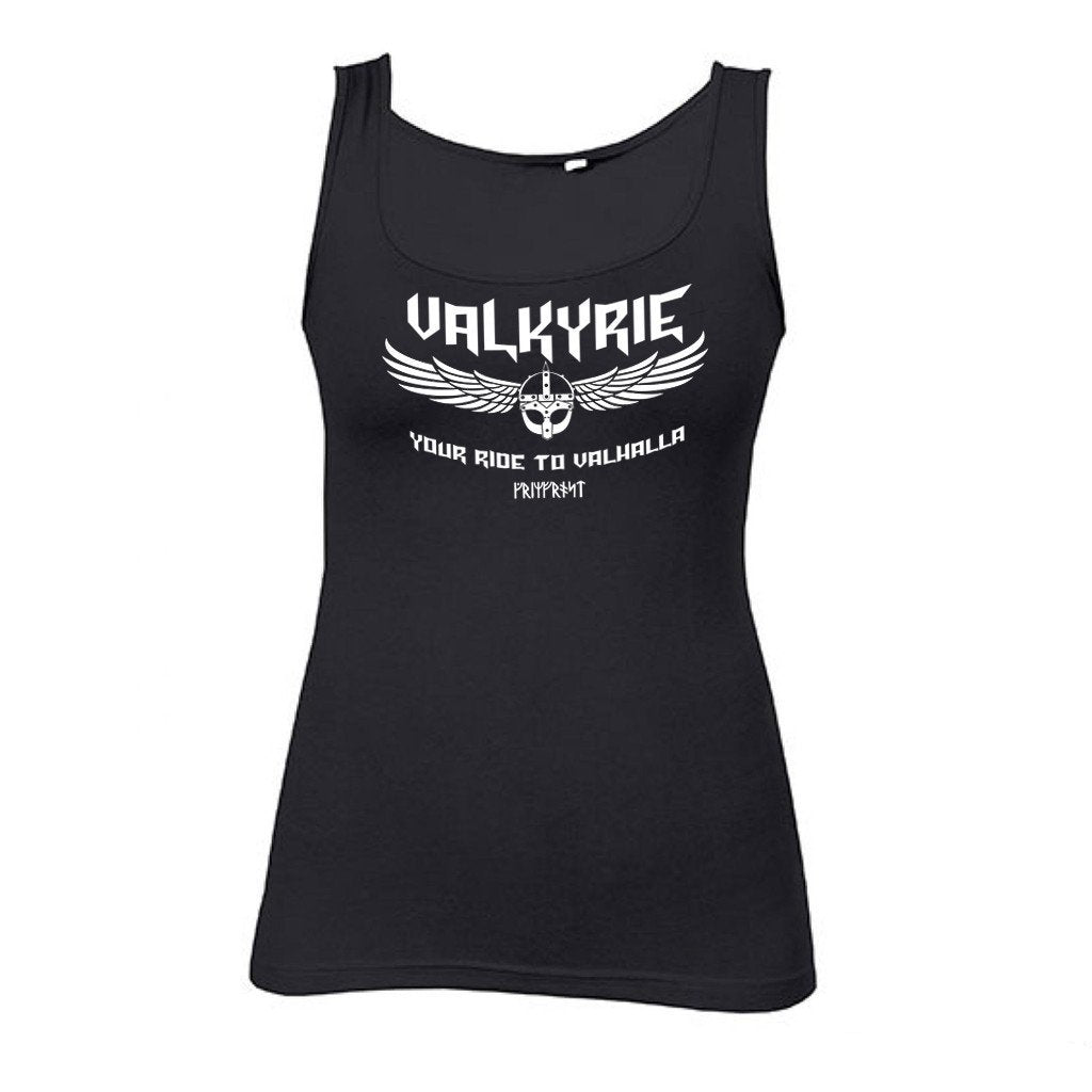 Women's Tank Top, Valkyrie, Black– Grimfrost