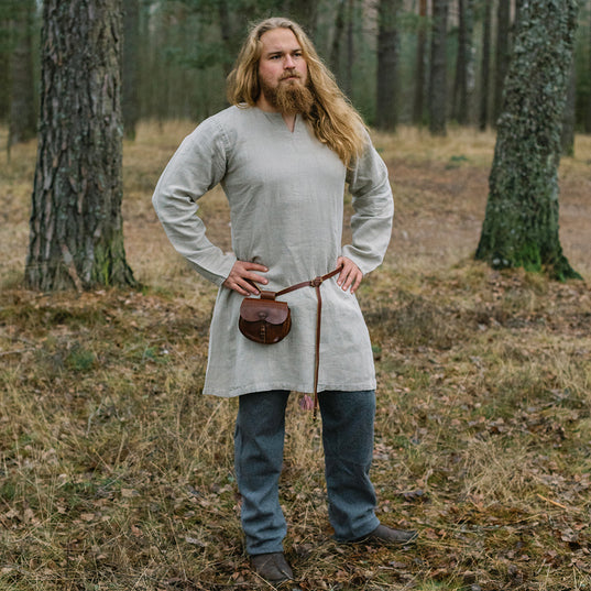 Viking Linen Tunic, Natural– Grimfrost