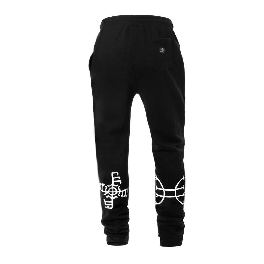 Premium Sweatpants, Heathen, Black– Grimfrost