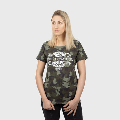 : Womens Vikings Tshirt Viking Shield Maiden Female Warrior  Apparel T-Shirt Women's V-Neck T-Shirt (Azalea;S) : Clothing, Shoes &  Jewelry