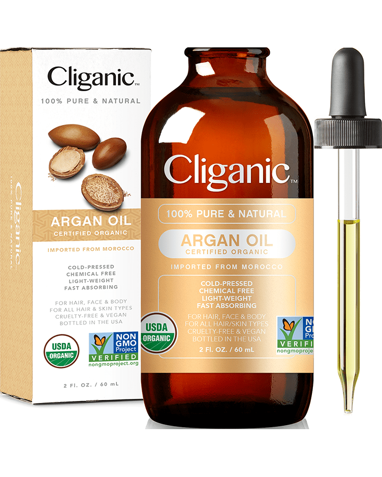 100% Pure Organic Argan Oil | Argan Oil for Hair, Skin & Nails – Cliganic