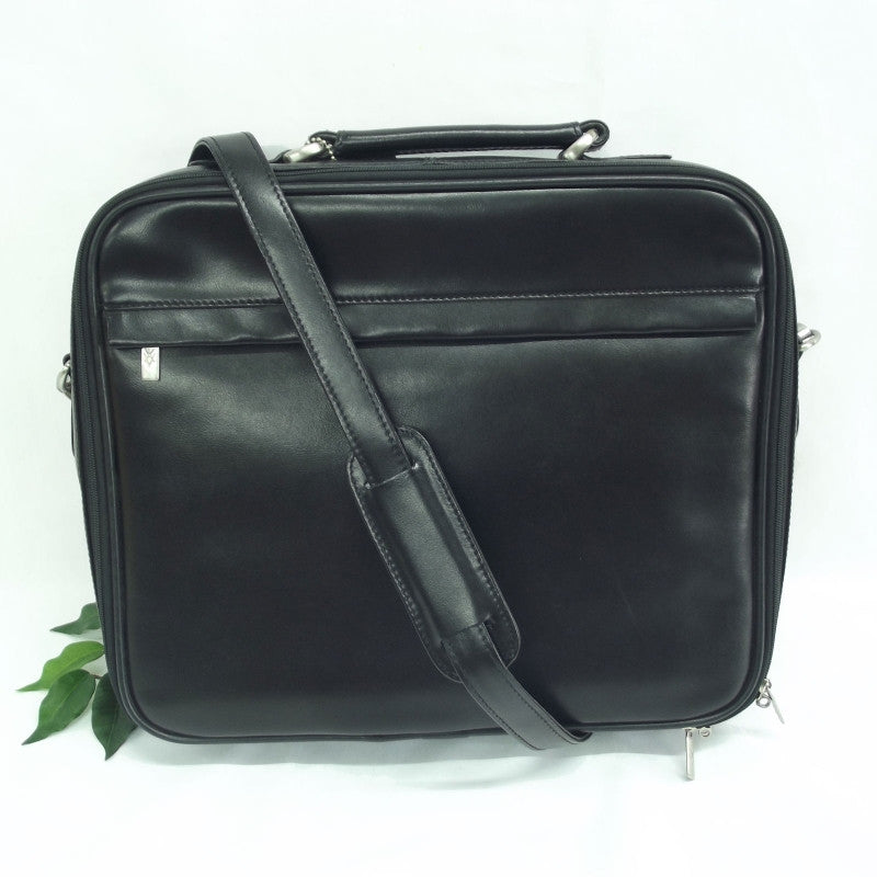 Quindici Leather 15.6 Inch Laptop Bag Black QSB 715 – Pens Etc