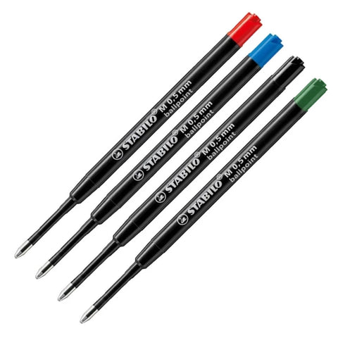 Stabilo COM4ball SMARTball Pen Refill Blue Black Red – Pens Etc