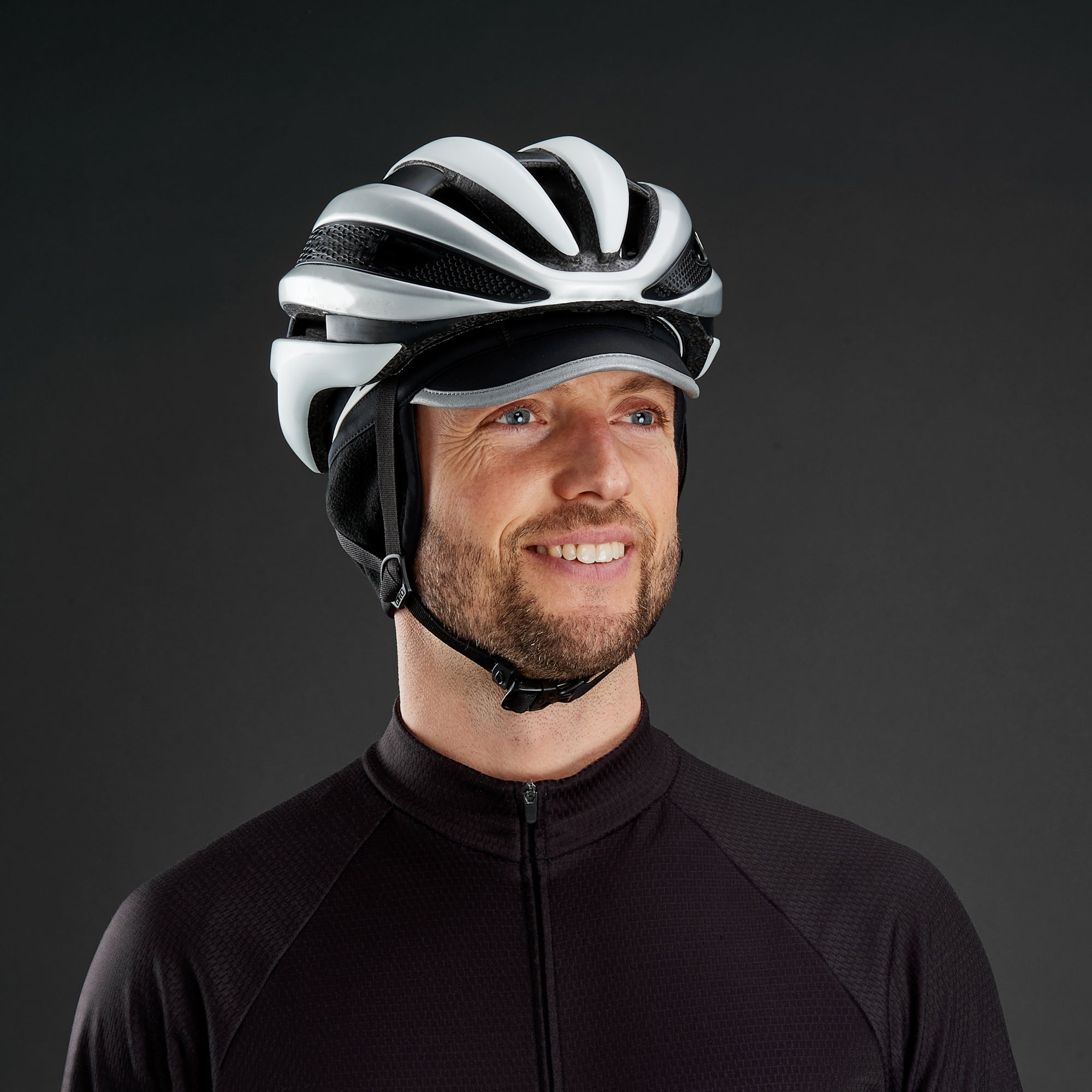 winter cycling cap under helmet