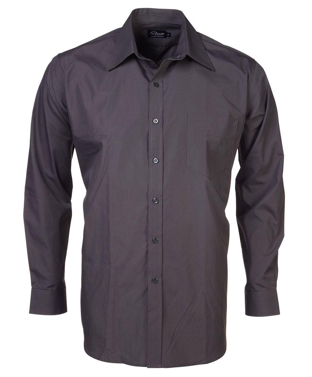 Shirts - Rolando - P070 Mens Easy Care Poplin S/S Lounge Shirt ...