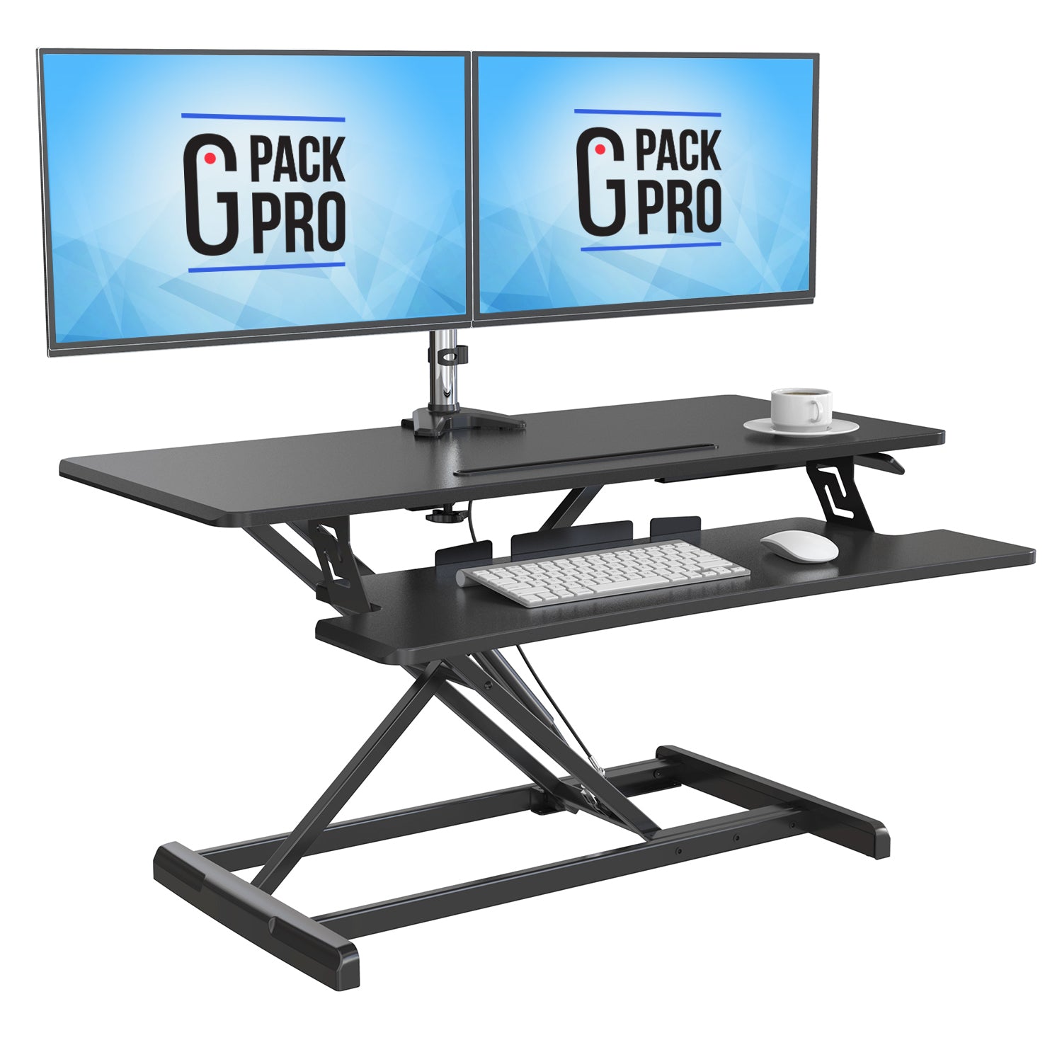 g pack pro sit stand desk