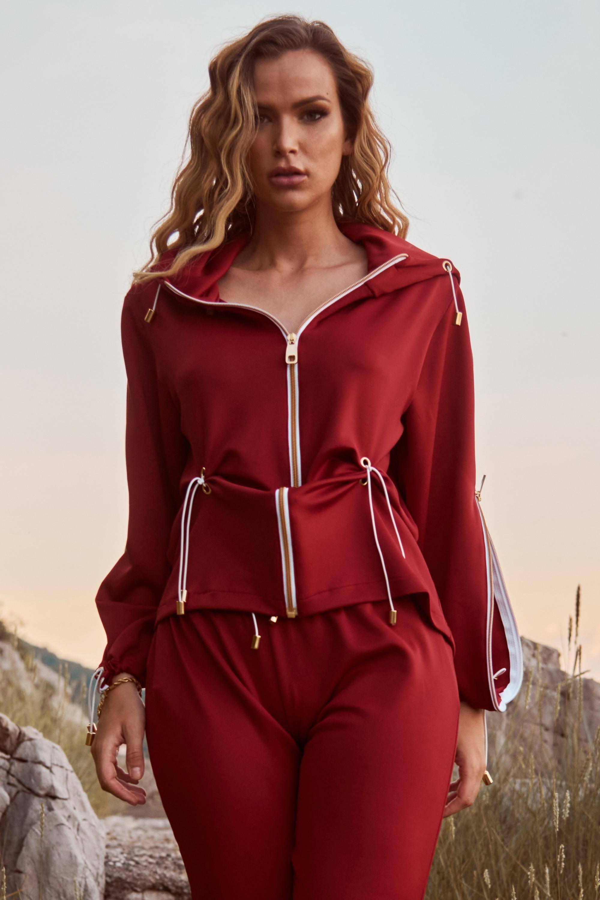 Buy Burgundy Tracksuits for Women by BUYNEWTREND Online