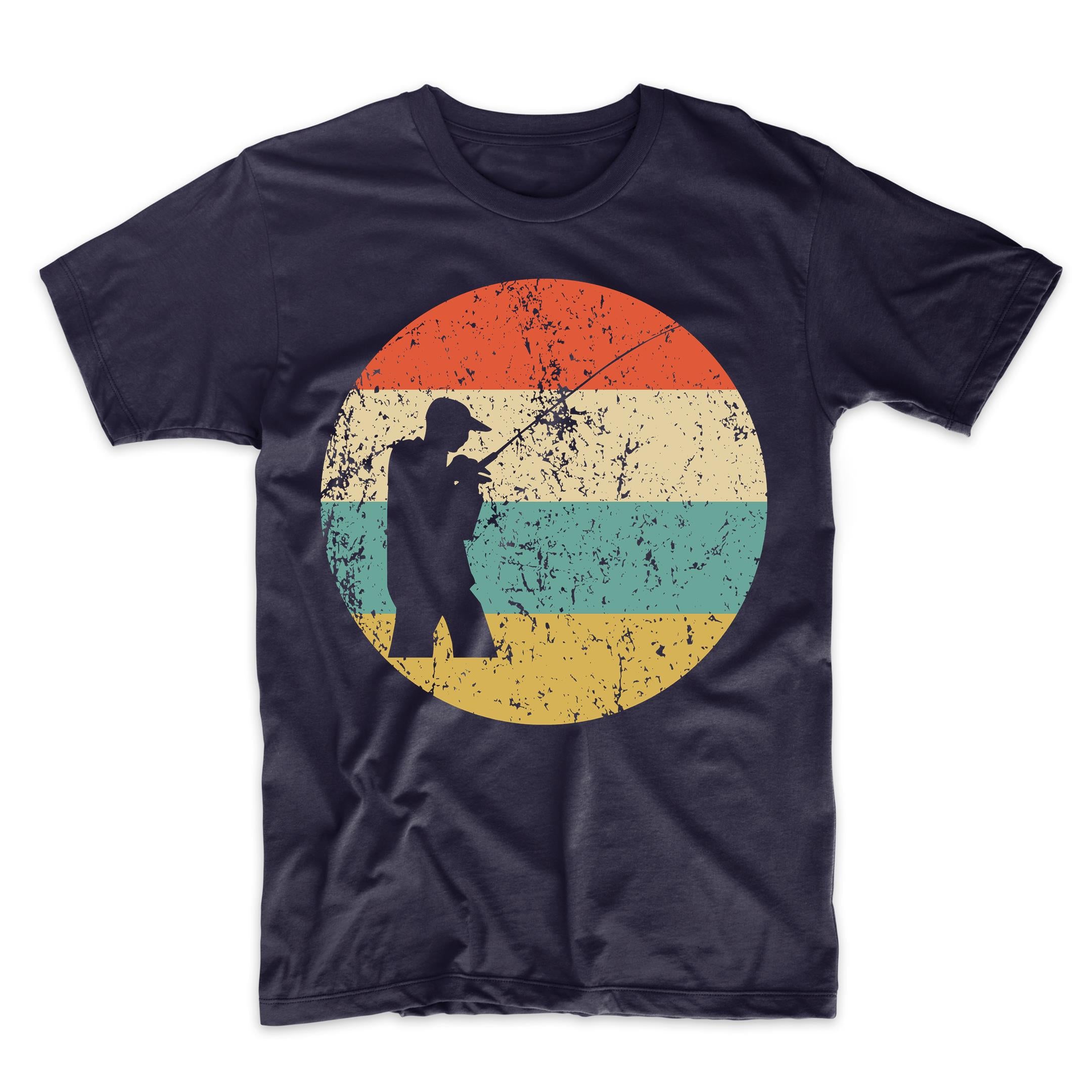 Fishing Shirt - Vintage Retro Fisherman Men's T-Shirt - Fishing Gift