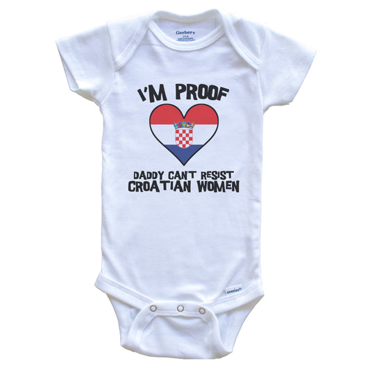 Polish Flag Onesie - Cute Polish Flag Heart - Poland Baby Bodysuit