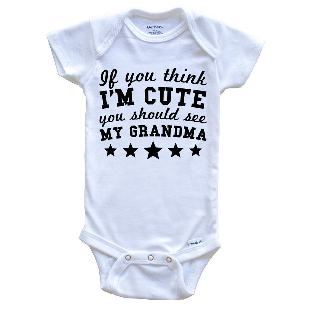 funny grandma baby onesies