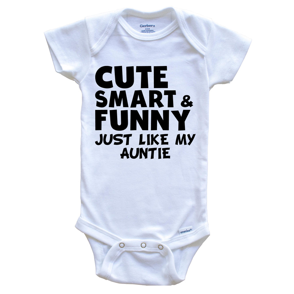 funny baby onesies aunt