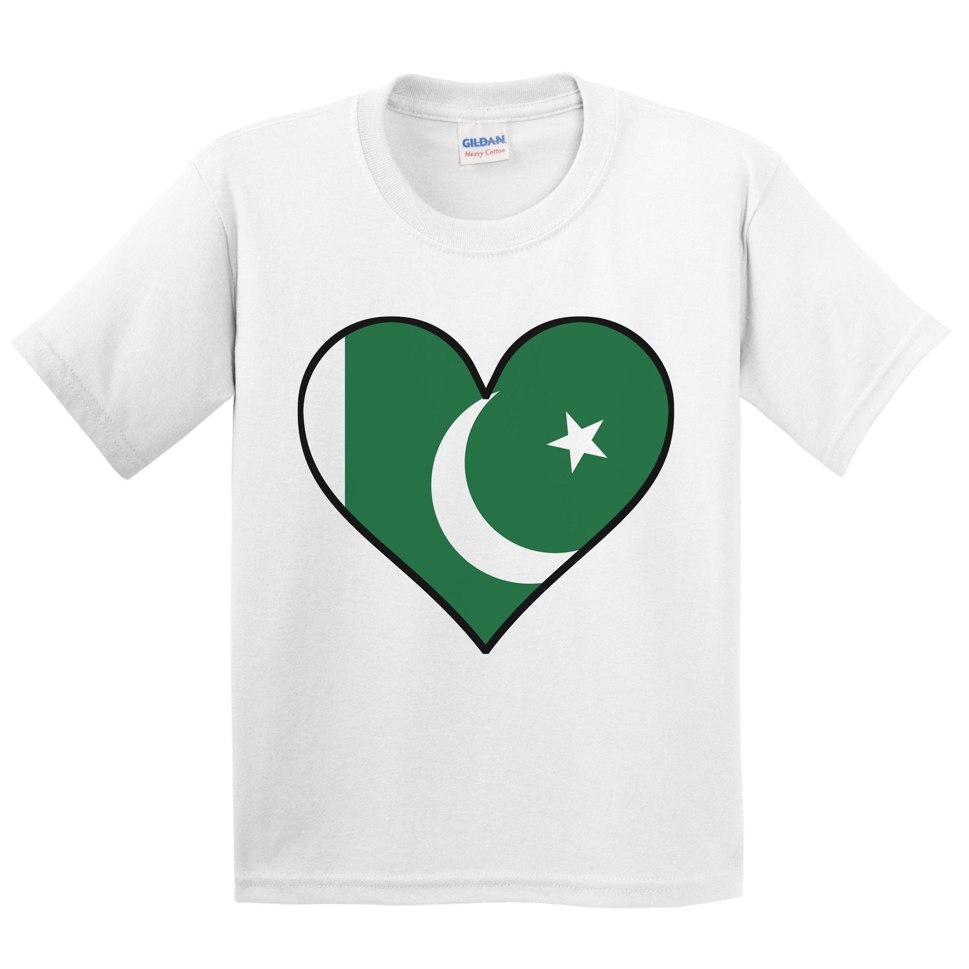 Pakistani Flag T-Shirt - Cute Pakistani Flag Heart - Pakistan Really Awesome Shirts