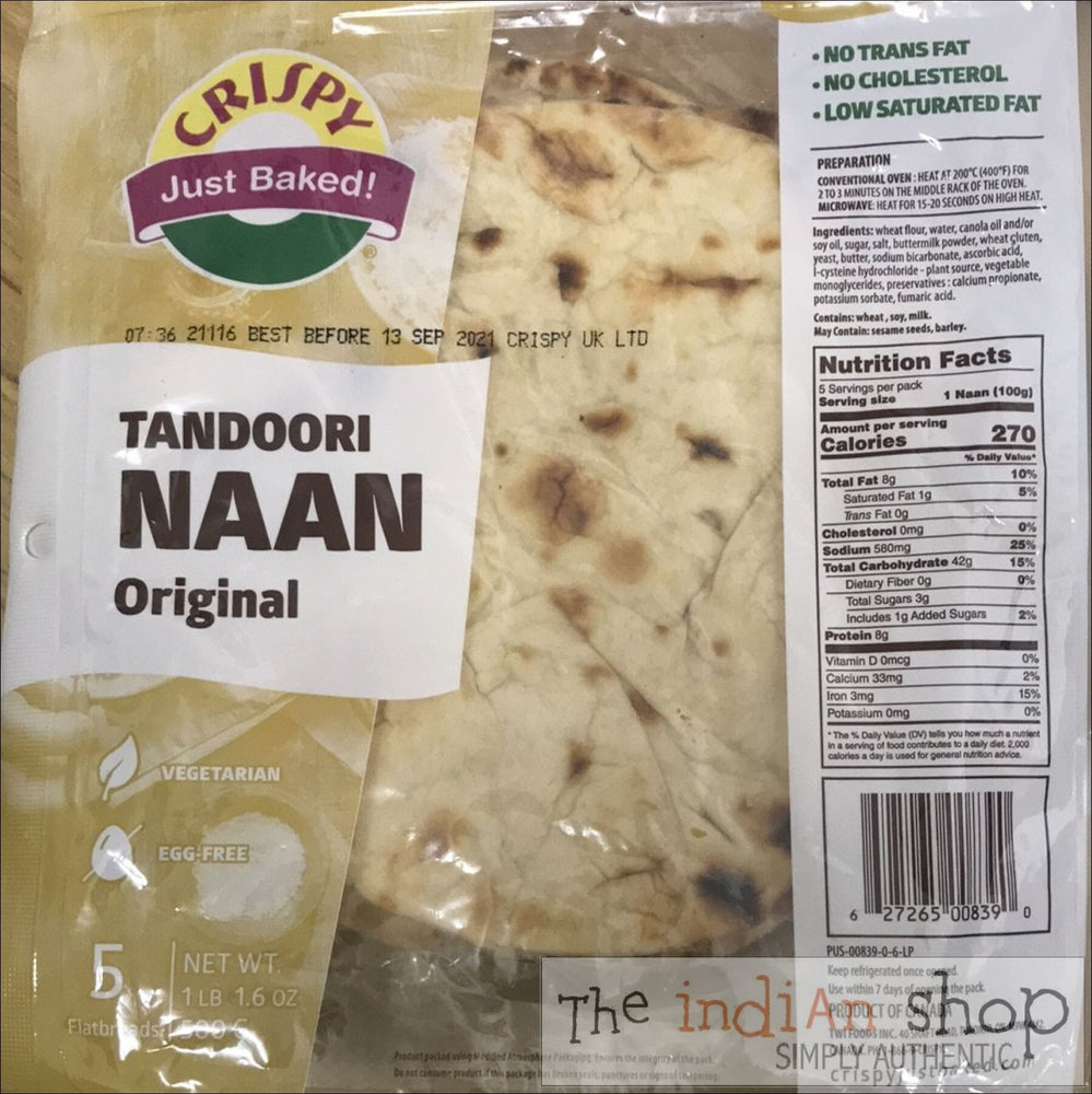 Crispy Tandoori Naan (White) — The Indian Shop