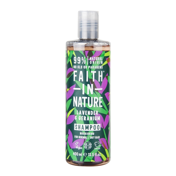 Picture of Faith In Nature Lavender & Geranium Shampoo  400ml