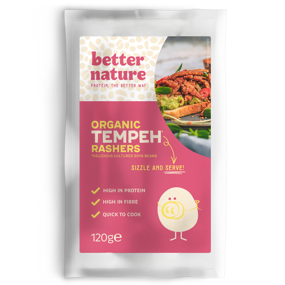 Picture of Better Nature Organic Tempeh Rashers 120g