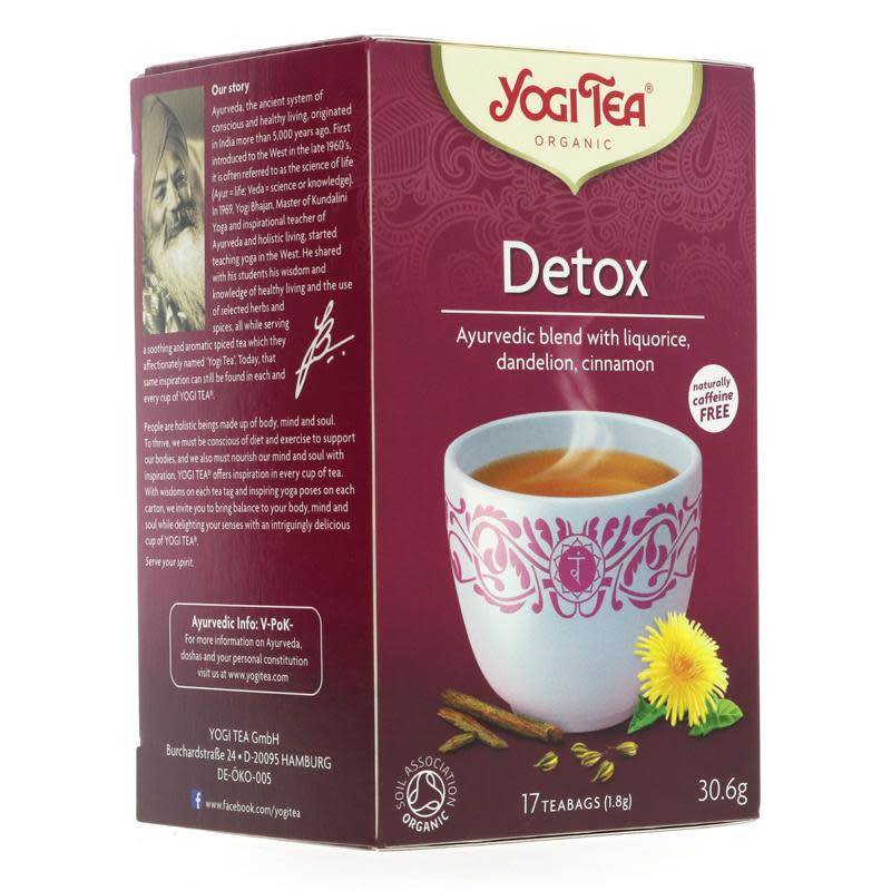 Yogi Tea Detox 17 Bags Greenbay