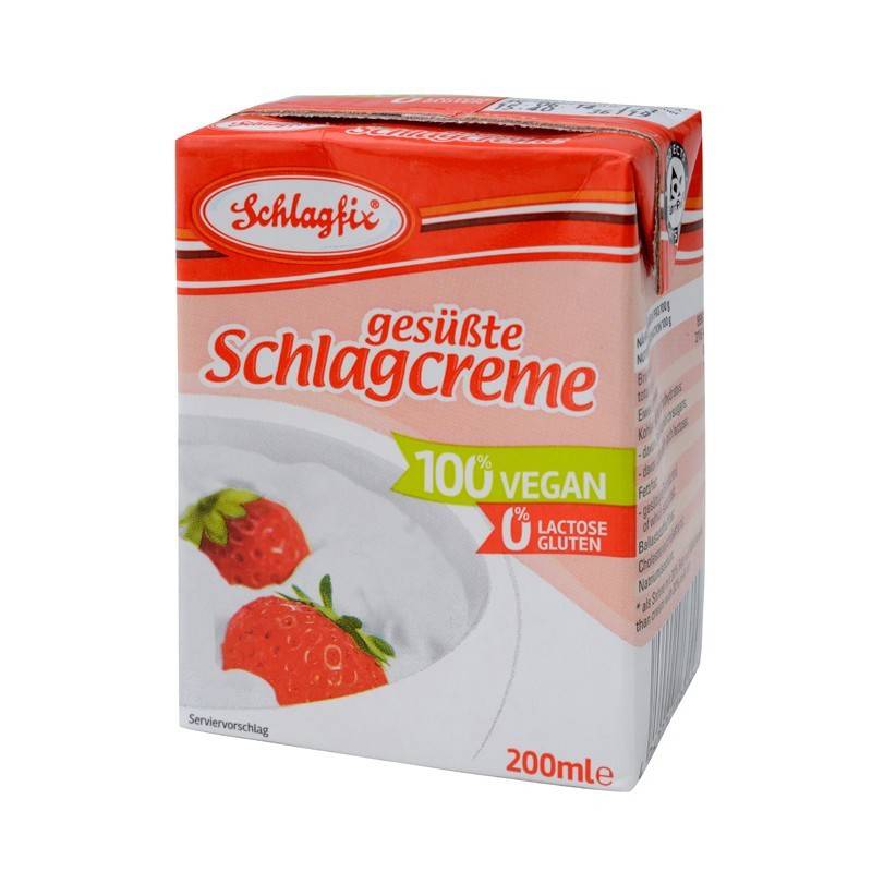 Picture of Schlagfix Vegan Sweetened Whipping Cream 200ml