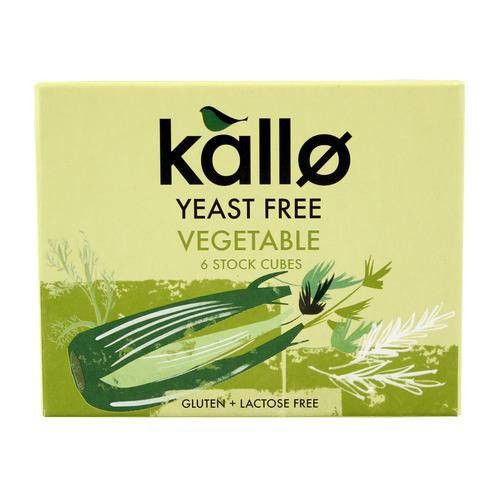Picture of Kallo Yeast Free Vegetable Stock Cubes 60g
