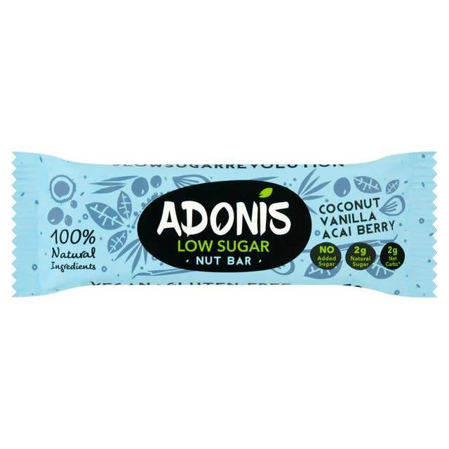 Picture of Adonis Natural Low Sugar Vanilla Nut Bar 35g
