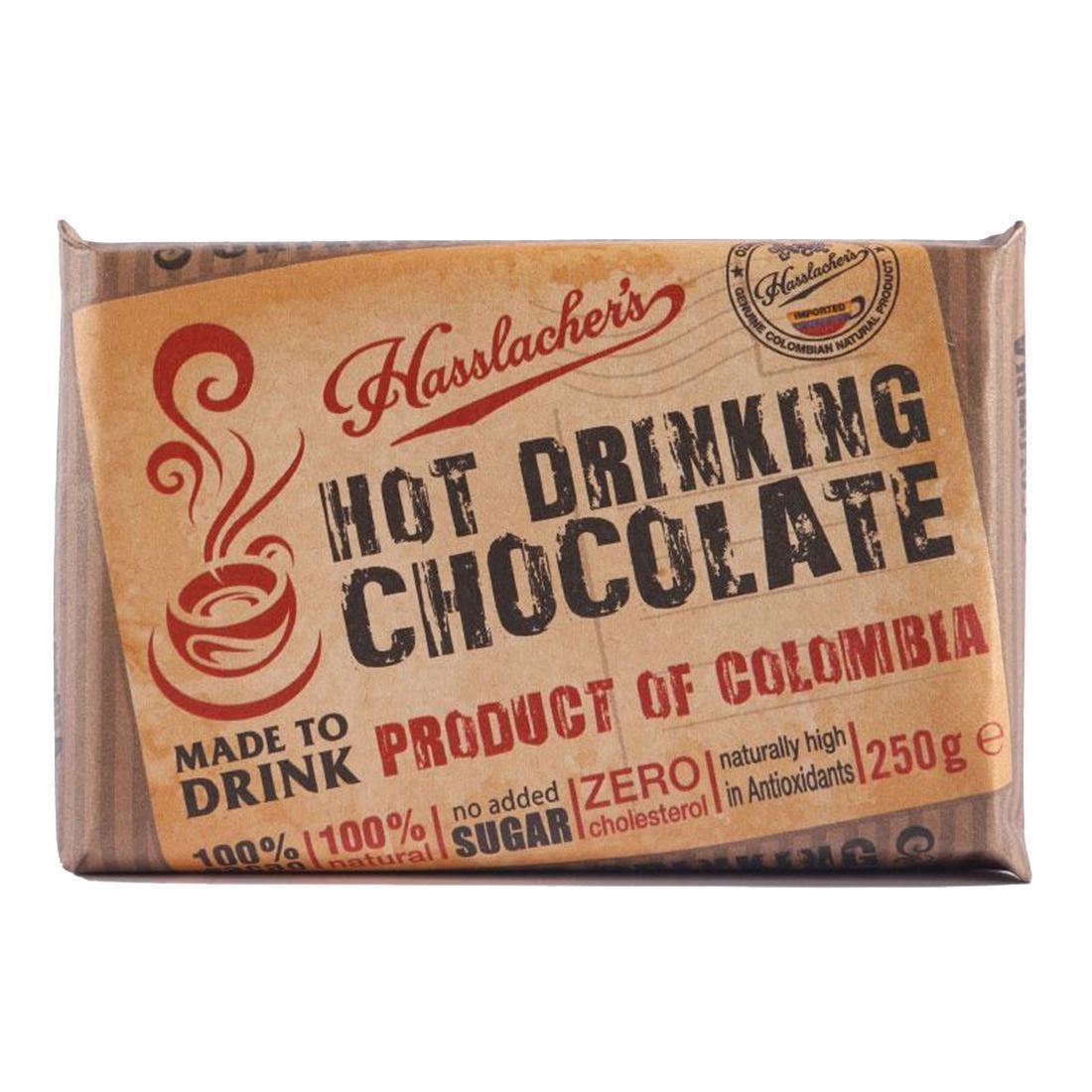 Picture of Hasslacher's Bar of Drinking Chocolate - 250g