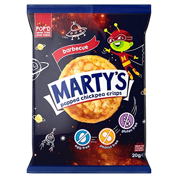 Picture of Marty's Popped Chickpea Crisps Barbecue flavour - 20g