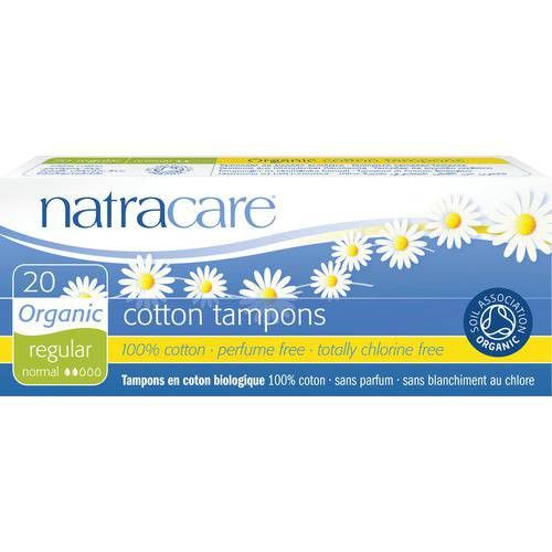 Picture of NatraCare Organic Non-Applicator Tampons Regular X 20