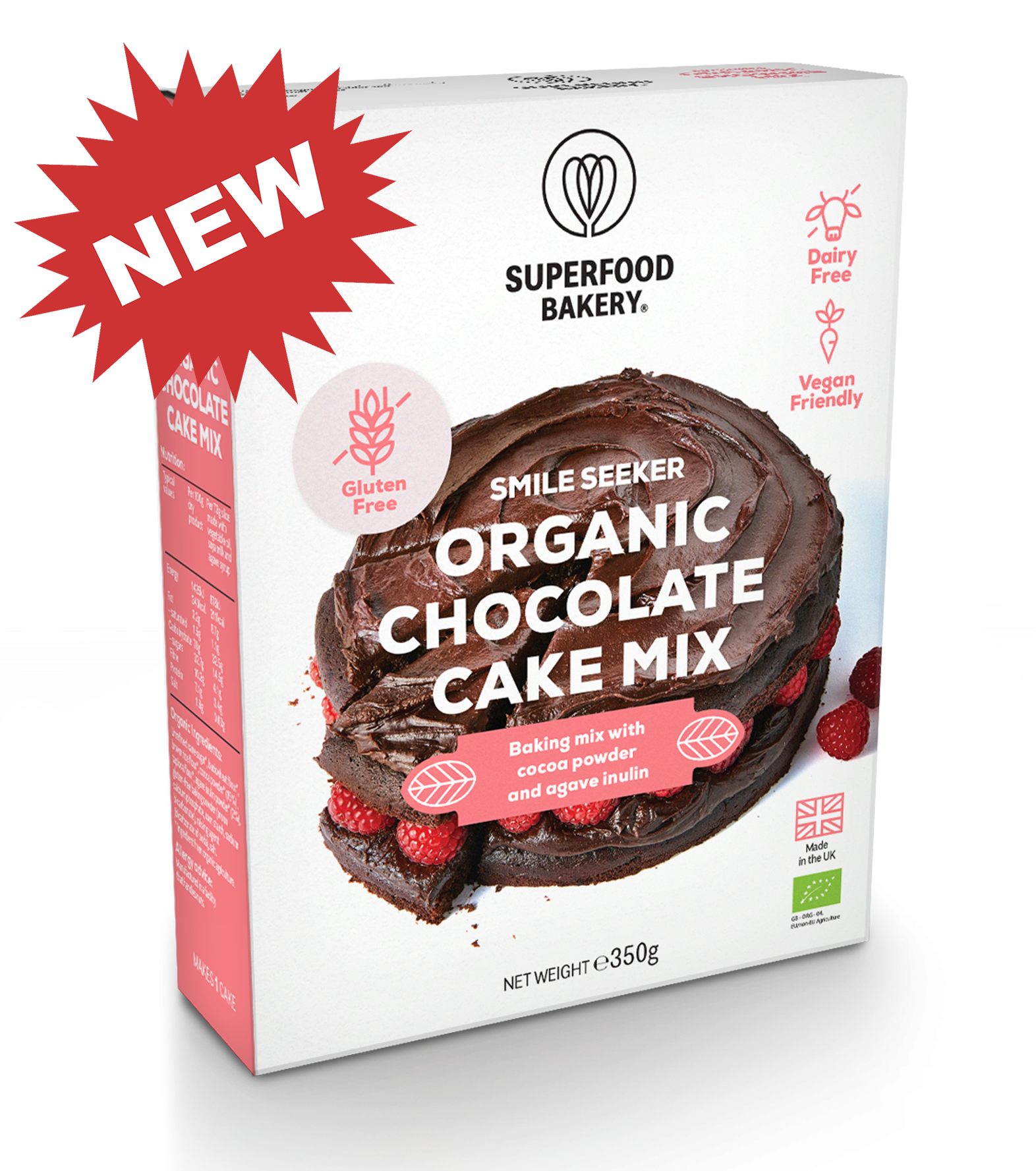 Picture of Superfood Bakery Smile Seeker Organic Chocolate Cake Mix 350g
