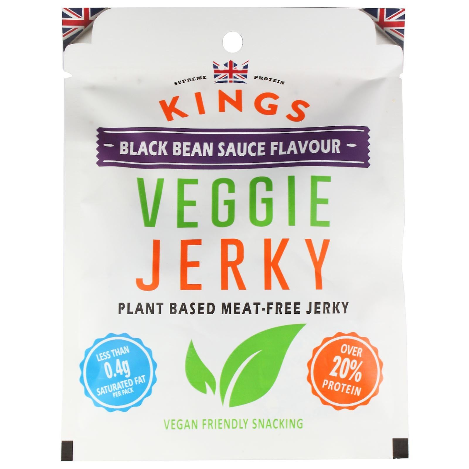 Picture of Kings Veggie Jerky Black Bean Sauce Flavour - 25g